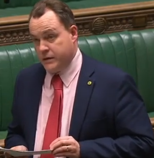 Chris Stephens MP speaking in Westminster