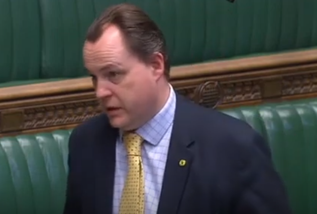 Chris Stephens MP speaking in Westminster