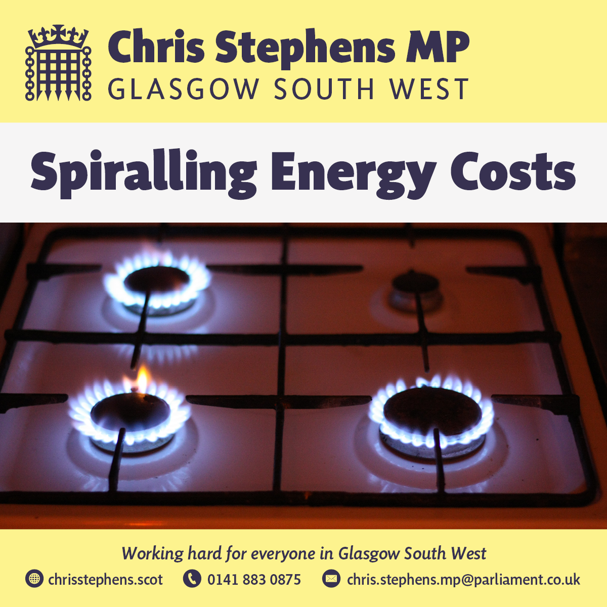 Spiralling Energy Costs
